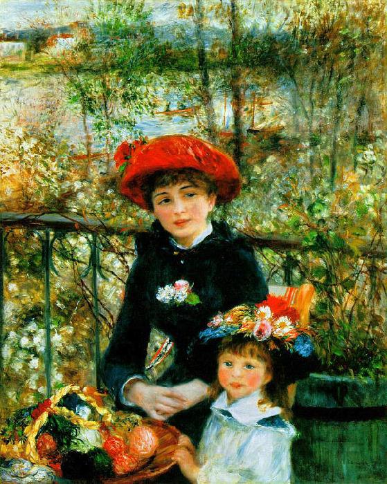 On the Terrace, Pierre Renoir